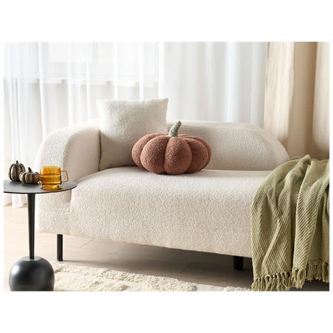 Cuscino Decorativo Munchkin Bouclé 35 X 35 Cm Tinta Unita Marrone - Foto 1