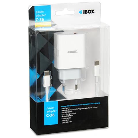 C-36 Universale Bianco USB Ricarica rapida Interno - Foto 6