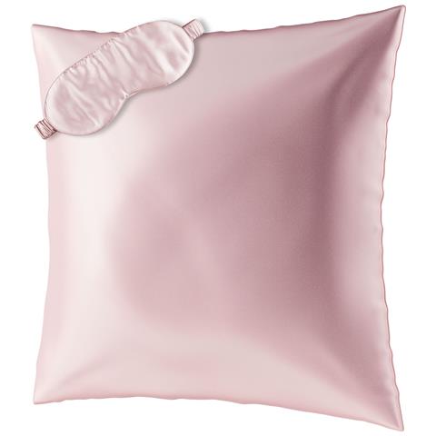 Beauty Sleep Set L Federa (80x80) E Maschera Per Dormire In Seta - Foto 1