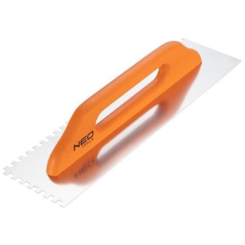 Cazzuola Con Denti, 480 X 128 Mm, Dente 8 X 8 X 8 Mm, Manico In Legno - Foto 1