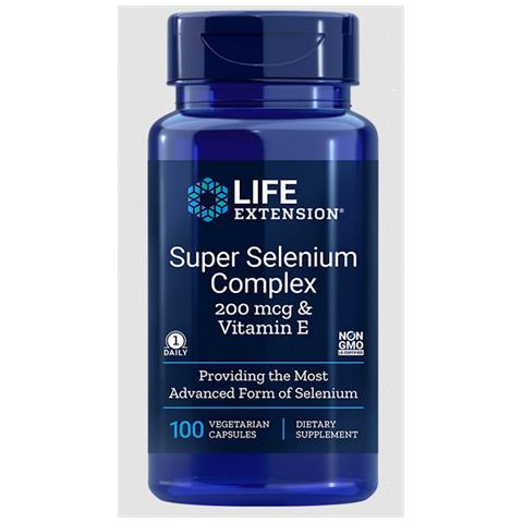 Super Selenium Complex E Vitamina E 200 Mcg 100 Capsule Vegetali - Foto 1