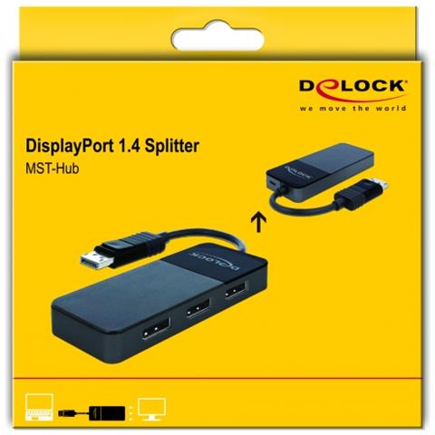 87737 ripartitore video DisplayPort 3x DisplayPort - Foto 5