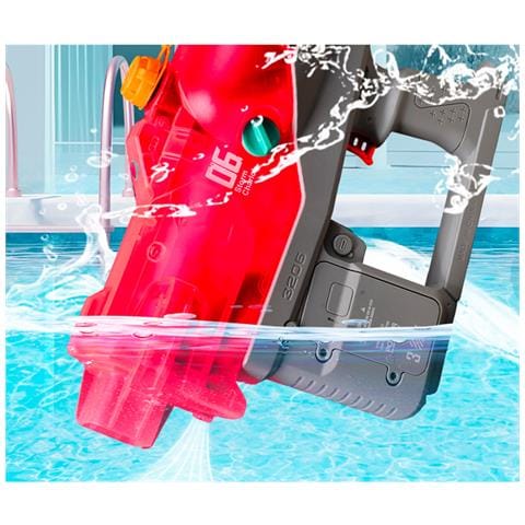 Cannone Ad Acqua Elettrico A Lunga Distanza Modello Rafale, Rosso - Foto 4