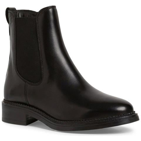 Black Casual Closed Booties Stivaletti Pelle Scarpe Donna Nero Eu 39, 1-25029-41 001 - Foto 1