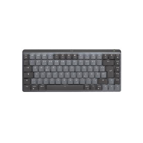 MX Mini Mechanical tastiera Ufficio RF senza fili + Bluetooth QWERTZ Tedesco Grafite, Grigio - Foto 1