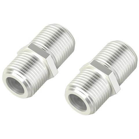 00205271 connettore coassiale Tipo F 2 pz - Foto 1