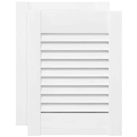 Ante A Lamelle 2 Pz Bianche 39,5x29,5 Cm - Foto 2