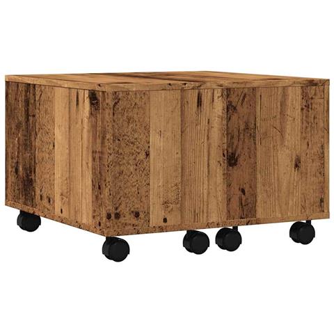 Tavolino Da Salotto Legno Antico 60x60x38 Cm Legno Multistrato - Foto 1