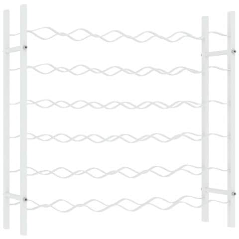 Lusso Casadino -  Portabottiglie Per 36 Bottiglie Metallo Bianco - Foto 1