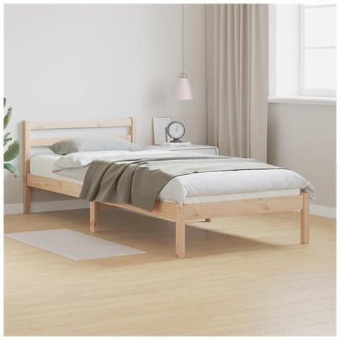Struttura del letto con testiera Marrone 215,5 x 85,5 x 69,5 cm - Foto 2