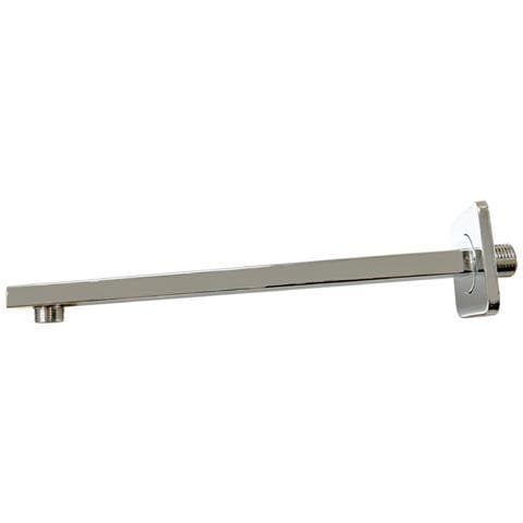 Braccio Doccia A Parete In Ottone Quadrato 35 Cm Cancun - Cromato - Foto 1