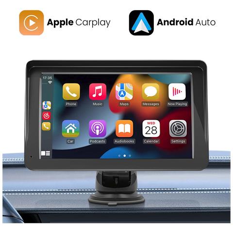 Display Auto 7"" Carplay Android Auto Con Ventosa - Foto 2