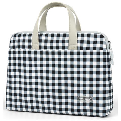 Borsa Per Laptop Da 15.6 Pollici: Elegante, Leggera E Resistente All'acqua, Custodia Per Notebook Black - Foto 1