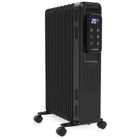 Radiatore Elettrico a Olio 9 Elementi Potenza 2000 W Nero SCHD509N - Foto 1