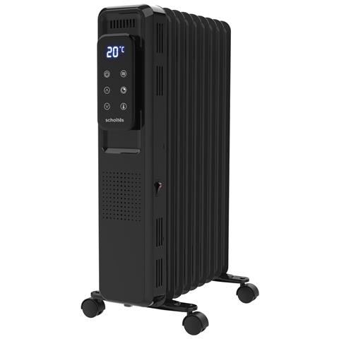 Radiatore Elettrico a Olio 9 Elementi Potenza 2000 W Nero SCHD509N - Foto 2