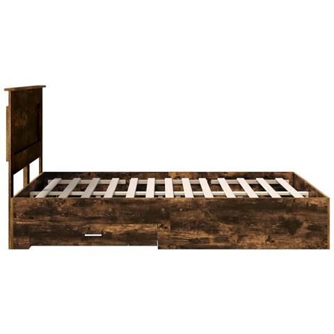 Struttura del letto con cassetto con testiera Legno multistrato - Foto 9