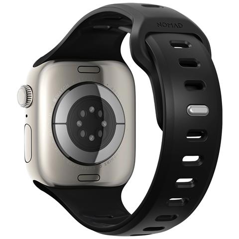 Cinturino Sport Impermeabile 46 Mm Per Apple Watch Modello Tempo Band, Nero - Foto 1