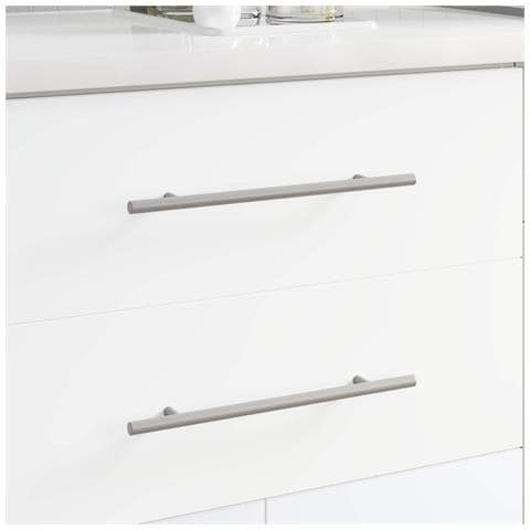 Maniglia per Armadio 2 pcs Argento 300 mm Acciaio inossidabile - Foto 2