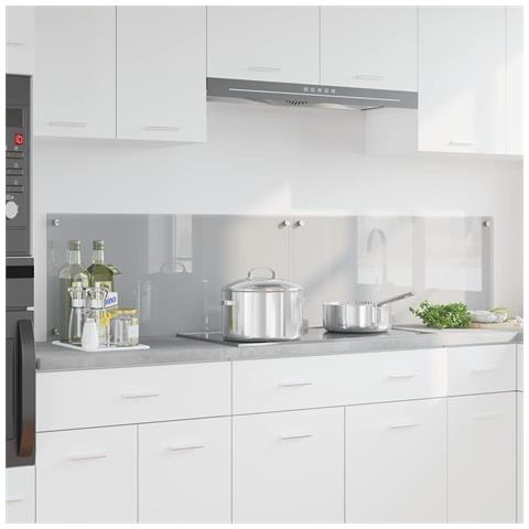 Rivestimento da Cucina 2 pcs Grigio chiaro 90 x 40 cm - Foto 2
