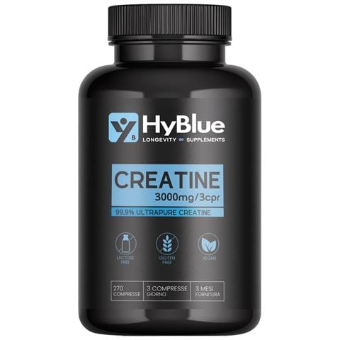 Creatina Monoidrata Ultrapure 99,9% 270 Compresse da 1 g | Dose Giornaliera 3 g | Per Forza, Recupero Muscolare e Performance Cognitive | 100% Vegana, Senza Glutine e Senza Lattosio | Fino a 3 Mesi - Foto 4
