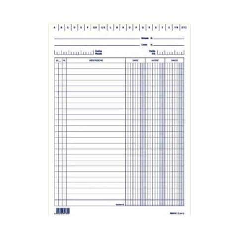 Cf100 Schede Dare / Avere / Saldo Blu - Foto 1