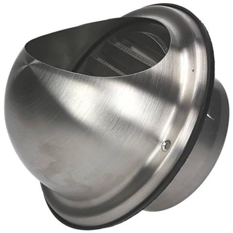 Coperchio Del Coperchio Della Cassa Esterna Semicircolare In Acciaio Inox Con Espulsore D'aria Da 150 Mm - Foto 1