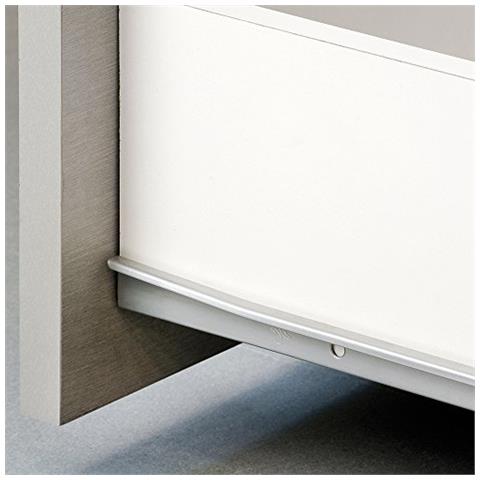 3019814 Guida-binario Con Cuscinetti A Rulli Per Cassetto, Verniciato Nero, 600 Mm, Set Di 5 - Foto 2