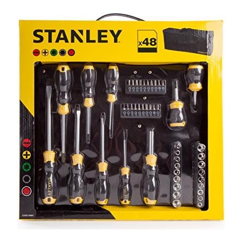 Stht0 - 70887 per Cacciavite E Set Di Punte Con Custodia, 48 pezzi, Giallo / nero - Foto 1
