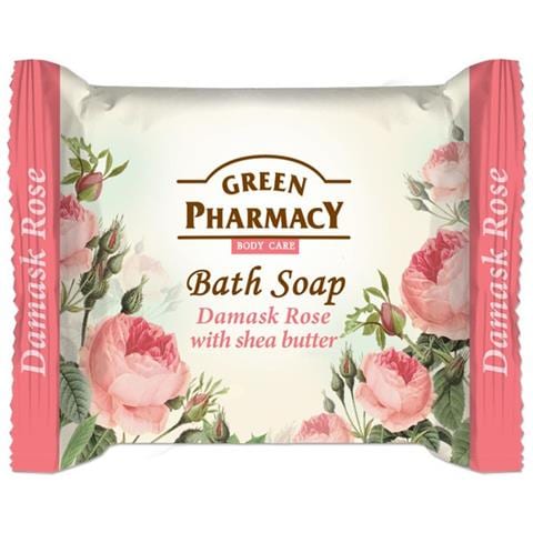 Green Farmacia Bagno Sapone Con Burro Di Karite Rosa Damascena 100gr - Foto 1