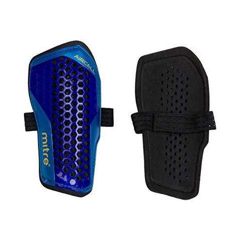 Aircell Carbon Slittamento Calcio Parastinchi Blu Ciano Giallo X-small - Foto 1