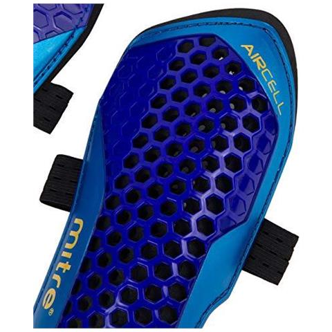 Aircell Carbon Slittamento Calcio Parastinchi Blu Ciano Giallo X-small - Foto 4