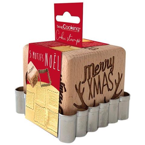 5 Biscotti E Tamponi Da Taglio - Buon Natale - Foto 1