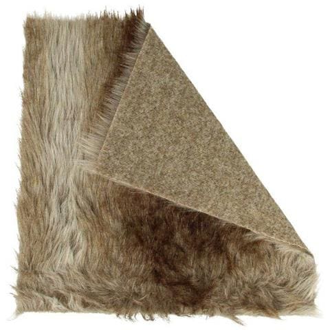 Pelliccia Sintetica Grigia 29 X 29 Cm - Foto 1