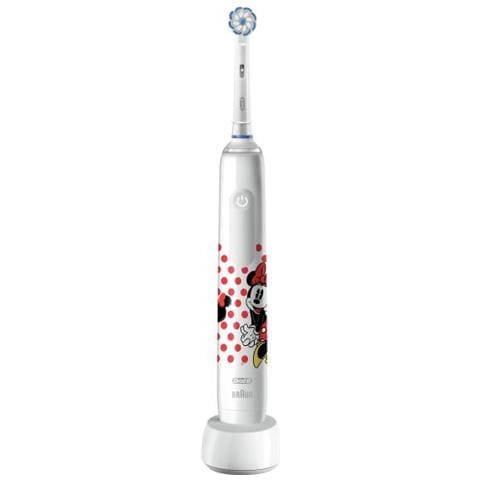 Oral-b Junior Spazzolino Elettrico Ricaricabile Pro 3 Minnie Per Bambini. 1 Spazzolino + 1 Testina - Foto 1