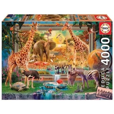 Puzzle - 4000 Savana Che Prendono Vita - Foto 2