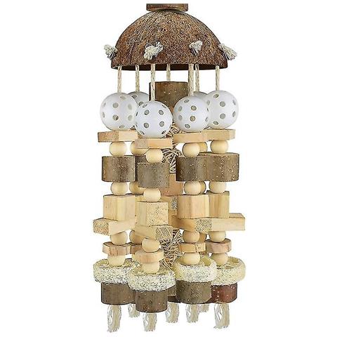 HTN - Giocattoli Per Uccelli Compatibili Con Parrocchetti, Giocattoli