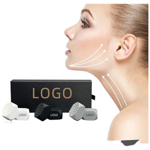 Confezione Da 6 Esercizi Per Mascelle In Silicone A Sei Lati Jawline Sculptor Multicolore - Foto 1