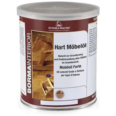 Olio Di Finitura Per Mobili Mobil Oil Forte - Incolore - 1 Lt. - 60 Semilucido - Foto 1