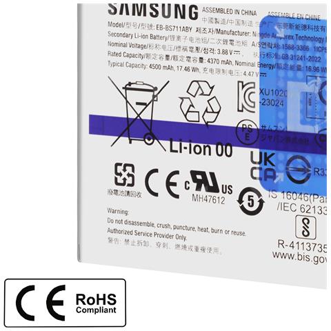 Batteria Interna Per Samsung Galaxy S23 Fe 4500mah Originale, Nero - Foto 5