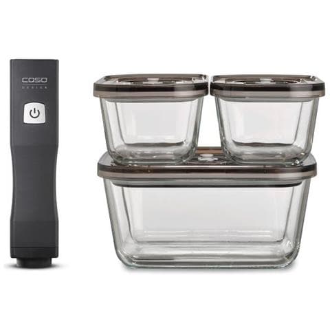 Caso Vacu Onetouch Eco-set Macchina Per Sottovuoto 0,4 Mbar Nero - Foto 1