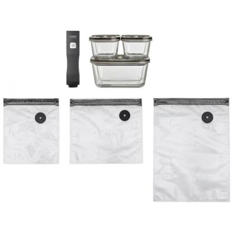 Caso Vacu Onetouch Eco-set Macchina Per Sottovuoto 0,4 Mbar Nero - Foto 3