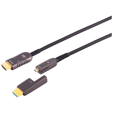 HDMI Anschlußkabel-Optisches HDMI Verlegekabel-Set 10 K 10 m - Foto 1