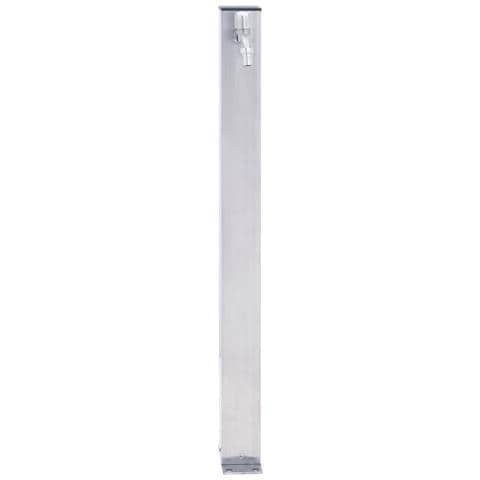 Colonna D'acqua Da Giardino 100 Cm Acciaio Inox Quadrato - Foto 2