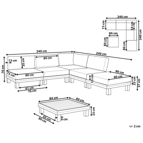Salotti Grandi Reversibile Alluminio Bianco Sanza - Foto 3
