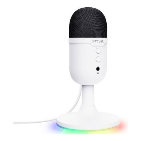 Microfono da Tavola GXT 234P Yunix con USB Sensibilità 32 DB Livello Massimo di Pressione Sonora 100 DB Colore Bianco - Foto 2