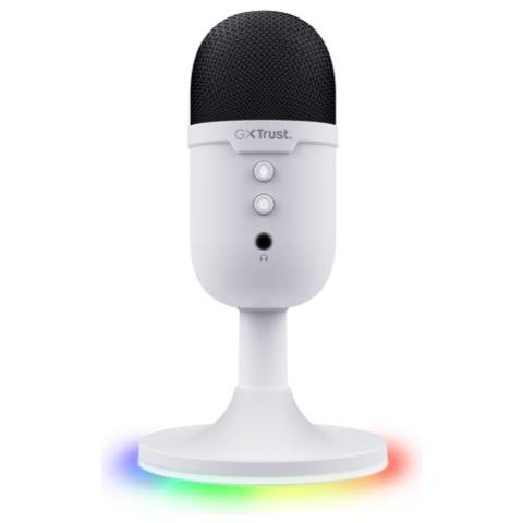 Microfono da Tavola GXT 234P Yunix con USB Sensibilità 32 DB Livello Massimo di Pressione Sonora 100 DB Colore Bianco - Foto 1