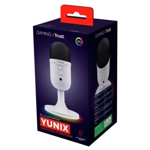 Microfono da Tavola GXT 234P Yunix con USB Sensibilità 32 DB Livello Massimo di Pressione Sonora 100 DB Colore Bianco - Foto 6