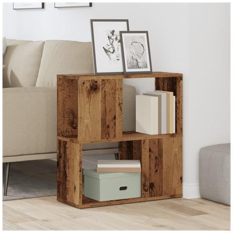 Libreria Legno Antico 60x24x63 Cm In Legno Multistrato - Foto 3