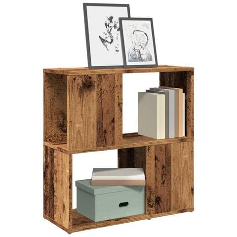 Libreria Legno Antico 60x24x63 Cm In Legno Multistrato - Foto 1