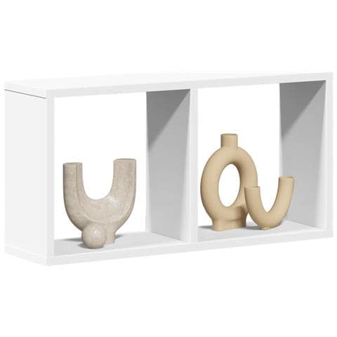 Mobile A Parete 60x16x30 Cm Bianco In Legno Multistrato - Foto 1